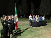 Con la presencia de escolta y banda de guerra, se llevó a cabo la ceremonia inaugural en este certamen que es toda una tradición que disfrutan los golfistas a lo largo de las tres rondas de juego.