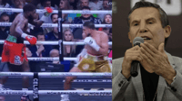 Imagen 'Neta nomás se hacen pen...', Julio César Chávez explota contra boxeadores en plena transmisión