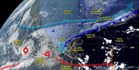 Imagen México, en alerta ante posible impacto de dos ciclones en el Pacífico