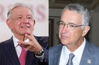 El presidente de México, Andrés Manuel López Obrador, y el magnate Ricardo Salinas Pliego.