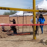 Ayer arrancaron los trabajos de exhumación de los cuerpos que fueron enviados a las fosas comunes de Gómez Palacio y Lerdo. (EL SIGLO DE TORREÓN)