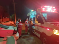 La menor fue trasladada en una ambulancia de la Cruz Roja al Hospital General.