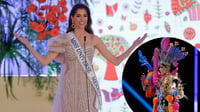 Melissa Flores, representante de México para el certamen de Miss Universo 2023, aseguró que el traje típico que portó en la gala no ha sido robado, tal como empezó a circular la noticia en fechas recientes. EFE