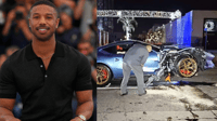 Michael B. Jordan, involucrado en un aparatoso accidente automovilístico