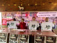 Los organizadores ofrecieron una rueda de prensa para dar a conocer los pormenores de la carrera. (EL SIGLO DE TORREÓN)