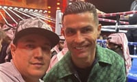 Imagen Entrenador del 'Canelo' Álvarez presume orgulloso su fotografía con Cristiano Ronaldo