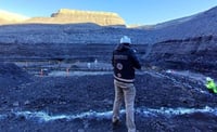  Familiares de los mineros realizaron un recorrido por la zona de galerías. (CORTESÍA) 