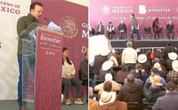 Esteban Villegas, gobernador de Durango, fue recibido con rechiflas en el evento por la visita de AMLO a la entidad. El presidente salió en su defensa, asegurando que el mandatario estatal es respetuoso de la Federación.