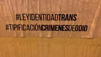 Se planta grupo de integrantes de la comunidad LGBTIQ+ a las afueras del Congreso de Durango. (EL SIGLO DE TORREÓN)