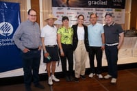 Ricardo López, Carlos Villarreal, Mónica Hoyos, Lety González, Miguel Wong Sánchez y Rodrigo Pérez, integrantes
del comité organizador (EL SIGLO DE TORREÓN / ENRIQUE CASTRUITA)
