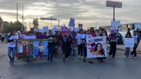 Marcha del 8M en Matamoros. 