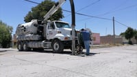 Imagen Realizan trabajos permanentes de desazolve en la red de drenaje en San Pedro