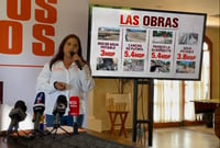 La candidata de Movimiento Ciudadano por Múzquiz, Mónica Escalera. (ISABEL AMPUDIA)