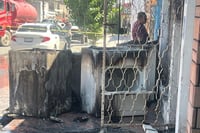 Imagen Incendio consume taller de aparatos de aire en Ciudad Frontera