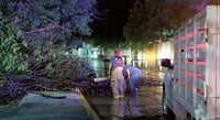 Imagen Tormenta eléctrica causó daños menores en Monclova