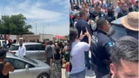 Elecciones 2024 Enfrentamiento entre militantes de Morena y PRI en Fco. I. Madero genera fuerte movilización policiaca
