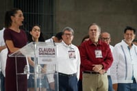 Claudia Sheinbaum, Marcelo Ebrard, Ricardo Monreal y Gerardo Fernández Noroña. (ARCHIVO)