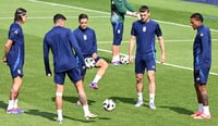 Los vigentes campeones de Europa, cerraron su preparación en la localidad de Iserlohn, Alemania, previo al encuentro del Grupo B ante España.