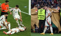 Imagen El terrible choque que dejó inmóvil a Barnabás Varga en la Eurocopa 2024