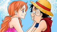 Luffy y Nami en un 'fanart' (CAPTURA)