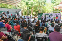 El alcalde Homero Martínez inaugura la 'Feria del Empleo Municipal 2024'. (DIANA GONZÁLEZ)