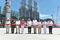 Inauguración de la primera etapa de la refinería Olmeca en Dos Bocas, Tabasco. Imagen: Presidencia