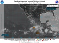 Tormenta tropical Aletta Aletta y Debby, dos posibles nuevos ciclones sobre el Pacífico y Atlántico