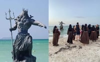 ¿Por qué quieren destruir la estatua de Poseidón en Yucatán? 