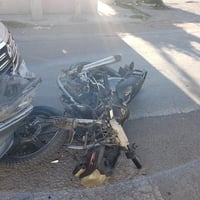 Imagen Motociclista sufre choque y termina hospitalizado en Gómez Palacio