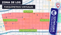 Imagen Esta es la zona donde se ubicarán los parquímetros digitales en el Centro de Torreón