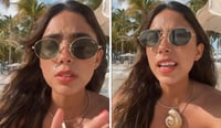 Imagen Viral: Influencer de TikTok se queja por tener que ir a un albergue en Cancún por Beryl