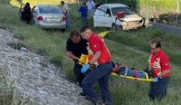 Imagen Reportan choque múltiple en carretera de Ramos Arizpe