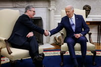 Imagen Biden recibe a Starmer en la Casa Blanca: ¿De qué hablaron?