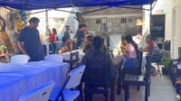 Migrantes en el Centro de Día para migrantes “Jesús Torres”. (ARCHIVO)