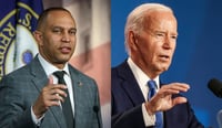 Imagen El líder demócrata Hakeem Jeffries no respalda a Joe Biden