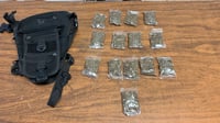 Imagen Dos detenidos con 8 envoltorios de cristal y 14 de marihuana en Torreón