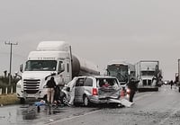 Imagen Muere trailero en accidente sobre la Saltillo - Zacatecas