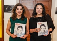 Imagen Claudia Berrueto e Ivonne G. Ledezma, una amistad gestada por la poesía