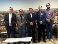 Imagen Carlos Jacobo Rodríguez, alcalde de Piedras Negras, se reúne con directivos de FERROMEX