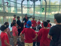 Imagen Niños del curso de verano deportivo en Lerdo visitan el Museo Acertijo