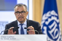 Tedros Adhanom, director de la OMS. (ARCHIVO)