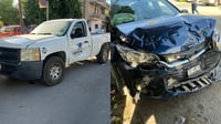 Imagen Camioneta de SIDEAPA protagoniza accidente en Gómez Palacio