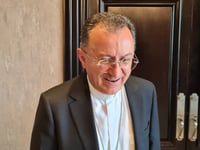 Monseñor Joseph Spiteri, Nuncio Apostólico de México. (ARCHIVO)