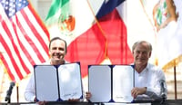 Imagen Manolo Jiménez y Greg Abbott celebran 200 años de alianza con nuevo acuerdo