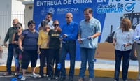 Imagen El alcalde de Monclova inaugura calle pavimentada en la colonia Córdova