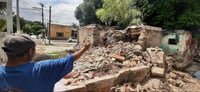 Imagen Casa colapsa por la lluvia en Lerdo y asusta a los vecinos