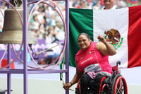 Imagen Mexicana Gloria Zarza gana medalla de oro en impulso de bala en Paralímpicos 2024