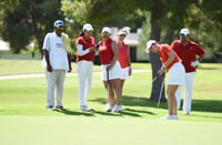 La ganadora de 27 títulos en el LPGA Tour, convivirá con golfistas laguneros durante esta mañana. (Especial)