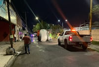 Accidente vial en Saltillo. 