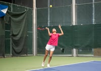 Imagen Obtiene juvenil Allegra Estrella, doble título de tenis en el Torneo Anual del Campestre Torreón